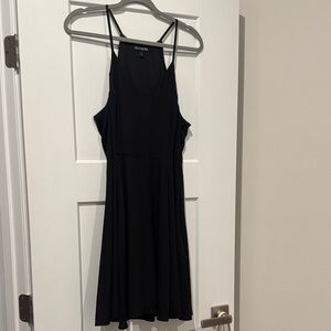 Express Sleek Black Mini Dress